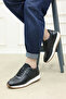 Genuine Leather Black Men's Casual Shoes 819Ma261