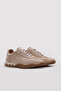 Genuine Leather Beige Suede Women's Sports Shoes 312Za55102 - 4