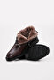 Genuine Leather and Fur Brown Men's Classic Boots 951Kma105K - 3