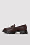 Genuine Leather Brown Women's Casual Shoes 581Za2855 - 2