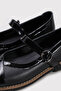Genuine Leather Black Crocodile Women's Ballerina Shoes 217Za95 - 6