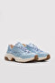 Genuine Leather Blue Women's Casual Shoes 312Za34142 - 4