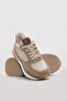 Genuine Leather Beige Women's Casual Shoes 335Za9201 - 3