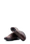 Genuine Leather and Fur Brown Men's Casual Shoes 951Kma101 - 5