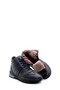 Genuine Leather and Fur Navy Blue Men's Sports Boots 722Kma306 - 5