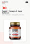 Vitamin after Hair Transplant - 30 Tablets |   Daily Use and 1 Month Support after Hair Transplantation - 3