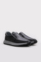 Genuine Leather Black Men's Sports Shoes 302Ma530 - 4