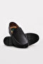 Genuine Leather Men's Black Casual Shoes 126MA001 - 4