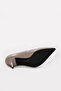 Genuine Leather Mink Women's Thin Heel Shoes 215Za1882 - 5