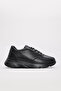 Genuine Leather Black Women's Sports Shoes 934Za122 - 2