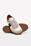 Genuine Leather Beige Men's Sports Shoes 723MA4032 - 4
