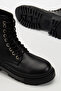 Women's Black Fur Inside Water & Cold Resistant Non-Slip Sole Guaranteed Winter Boots - 6