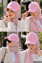 Women's Pink Baseball Cap with Bow Detail - 5