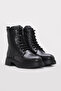 Genuine Leather and Fur Black Women's Classic Boots 124Kza2420 - 4