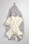 Muslin & Waffle Fabric 100% Cotton Baby and Children Bathrobe Towel (Lale) - 2
