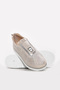 Genuine Leather Beige Women's Casual Shoes 254Za651 - 3