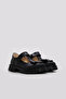 Genuine Leather Black Girls' Casual Shoes 157Xa033 - 4