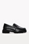 Genuine Leather Black Women's Casual Shoes 313Za1012