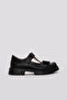 Genuine Leather Black Girls' Casual Shoes 157Xa033