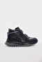 Genuine Leather and Fur Navy Blue Boys' Classic Boots 612Kfa1586-2