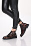 Genuine Leather Brown Crocodile Women's Classic Boots 238Sza116