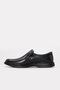 Genuine Leather Orthopedic Black Men's Classic Shoes 662Mba209 - 2