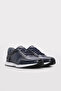 Genuine Leather Navy Blue Men's Casual Shoes 241Ma1991 - 4