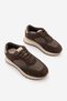 Women's Suede Detailed Lace-Up Thick Sole Casual Sneaker Sports Shoes Arvon Brown Suede - 5