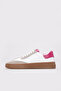 Genuine Leather White Fuji Women's Casual Shoes 934Za129 - 3