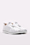 Genuine Leather White Women's Casual Shoes 254Za651 - 4