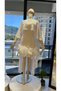 Chiffon Bridal Cape 140 cm |   Transparent Wedding Dress Cape |   Long Bridal Cape |   Elegant Wedding Cape - 8
