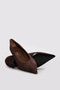 Genuine Leather Brown Suede Women's Low Heel Shoes 019Za26-537 - 3