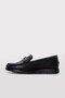 Genuine Leather Black Floater Women's Casual Shoes 135Zay5604-6 - 2