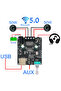2*50W Bluetooth 5.0 Power Amplifier Class D Audio 10W~200W HiFi Stereo Wireless Music Player Mini US