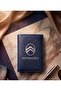 Citroen Leather Stitched License Case Container Auto Vehicle License Holder License Protector