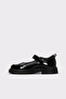 Genuine Leather Black Patent Leather Girls' Casual Shoes 612Xka1166 - 2