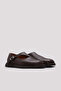 Genuine Leather Brown Floater Women's Casual Shoes 340Za2601 - 4