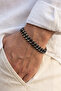 Exclusive Interlocking Premium Black White Double Color Men's Steel Bracelet Scb50