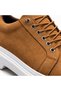 Ba0245 Tan Suede Smart Rubber Lacing High Sole Casual Men's Shoes - 4