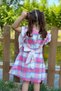 Baby Girl Dress Girls' Dress Birthday Party Wedding Dress Lace Short Sleeve Lined Dress - 2