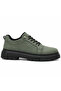 Ba0245 Khaki Men's Shoes - Practical, Smart, Rubber Laced, Height-Increasing, High-Sole, Comfortable Daily Sneaker - 3