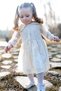 Baby Girl Dress Girls' Dress Birthday Party Wedding Dress Long Sleeve Lined Ruched Baby Giyi - 7