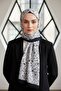Women's Luxury Medina Silk Shawl Grey-beige