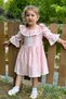 Baby Girl Dress Girls' Dress Birthday Party Wedding Dress Lace Short Sleeve Lined Dress - 8