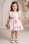 Baby Girl Girl Child Birthday Party Wedding Dress Short Sleeve Sleeveless Rabbit Polka Dot Tulle Lined - 4