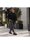 Ba0245 Black Patent Leather Parachute Detailed Smart Rubber Lacing High Sole Casual Men's Shoes - 7