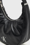 Women's Black Handbag with Brand Logo, Suitable for Daily Use - 5