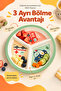 3-Compartment Melamine Children's Plate - Food Plate - Extra Durable Bpa Free Nutrition Plate - Car - 3