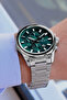 Premium Men's Wristwatch 3 ATM Waterproof Silver Color Steel Strap Elg356 - 5