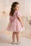 Baby Girl Girl Child Birthday Party Wedding Dress Balloon Butterfly Bow Tulle Tutu Lined - 2